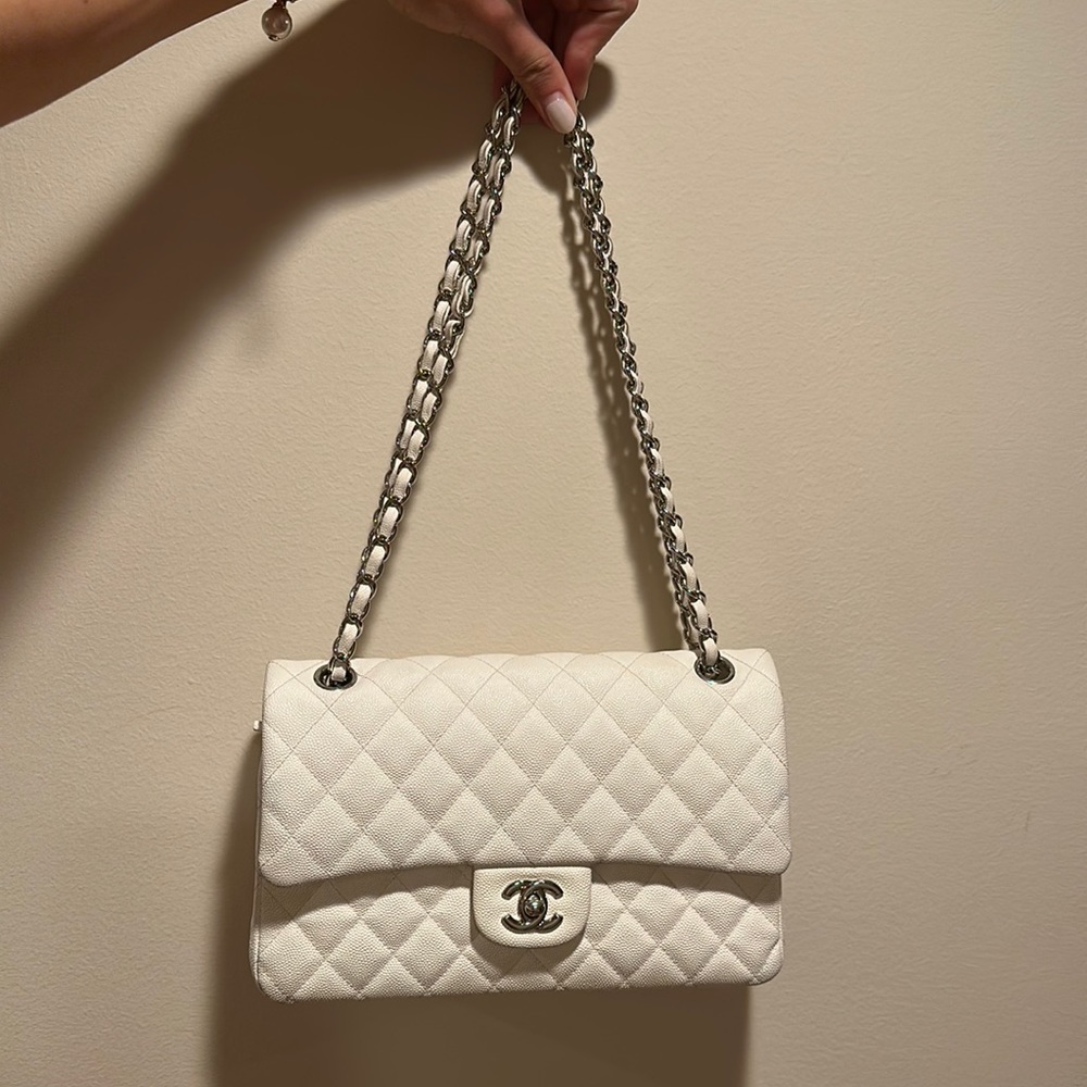 Chanel bag worn for 3 years. Good condition, needs some refinishing.